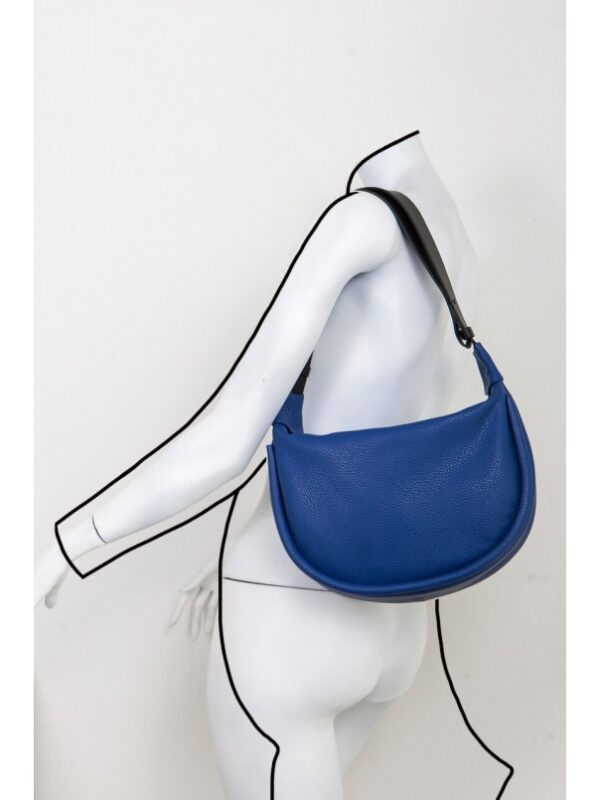 lapis blue small hobo bag 2